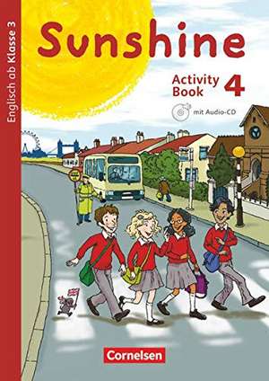 Sunshine 4. Schuljahr. Activity Book mit Audio-CD und Minibildkarten und Faltbox de Tanja Beattie