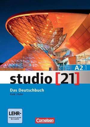 studio [21] Grundstufe A2: Teilband 1. Deutschbuch mit DVD-ROM de Hermann Funk