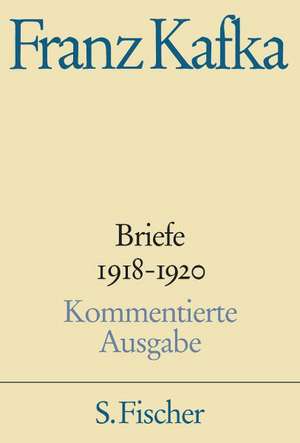 Briefe 1918-1920 de Franz Kafka