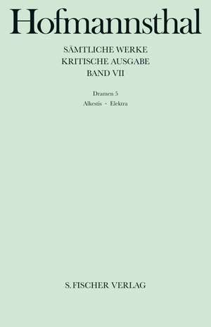 Dramen VII. Alkestis, Elektra, Orest in Delphi de Klaus E. Bohnenkamp