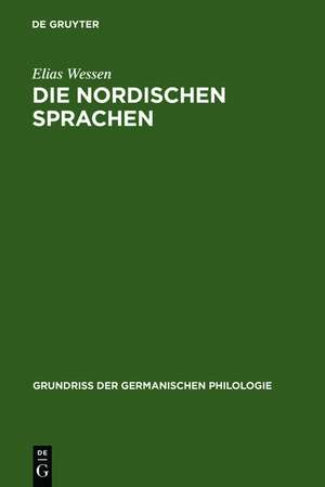 Die nordischen Sprachen de Elias Wessen