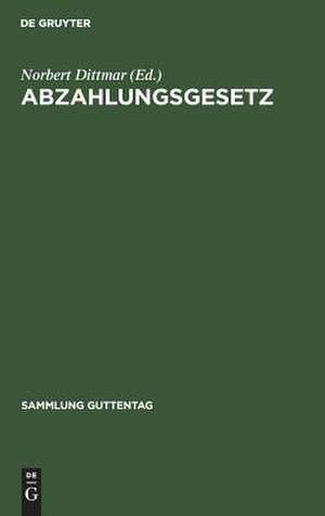 Abzahlungsgesetz de Fritz Ostler