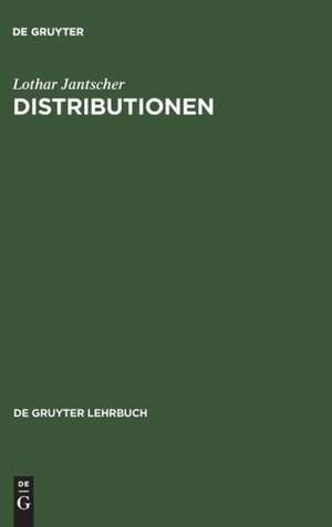 Distributionen de Lothar Jantscher