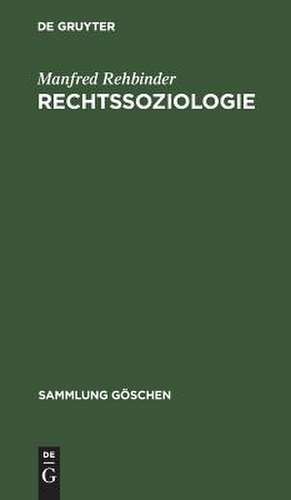 SG2853 REHBINDER:RECHTSSOZIOLOGIE