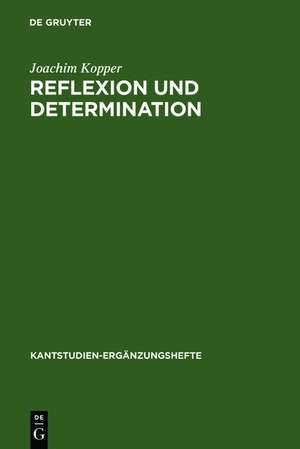 Reflexion und Determination de Joachim Kopper