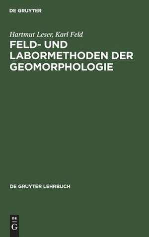 Feld- und Labormethoden der Geomorphologie de Hartmut Leser