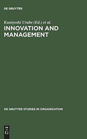 Innovation and Management: International Comparisons de Kuniyoshi Urabe