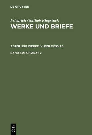 Apparat 2 de Friedrich Gottlieb Klopstock