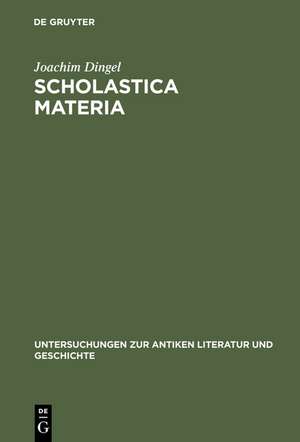 Scholastica materia: Untersuchungen zu den Declamationes minores und der Institutio oratoria Quintilians de Joachim Dingel