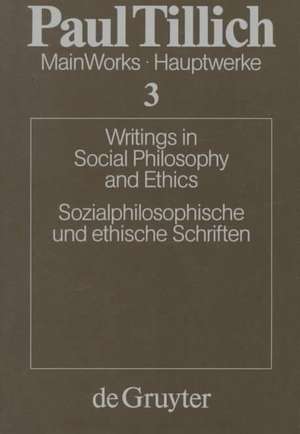 Writings in the Social Philosophy and Ethics / Sozialphilosophische und ethische Schriften de Erdmann Sturm