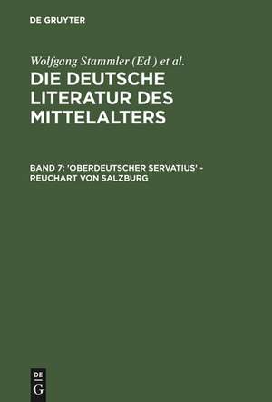 'Oberdeutscher Servatius' - Reuchart von Salzburg de Burghart Wachinger