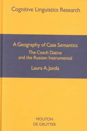 A Geography of Case Semantics: The Czech Dative and the Russian Instrumental de Laura A. Janda