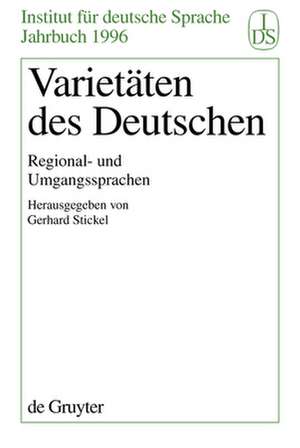 Varietäten des Deutschen de Gerhard Stickel