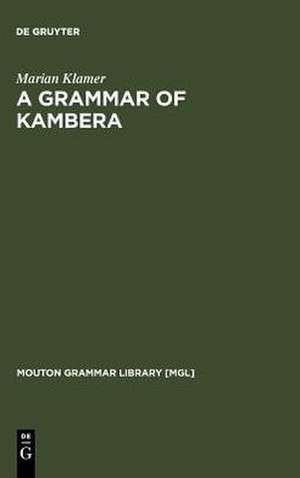 A Grammar of Kambera de Marian Klamer