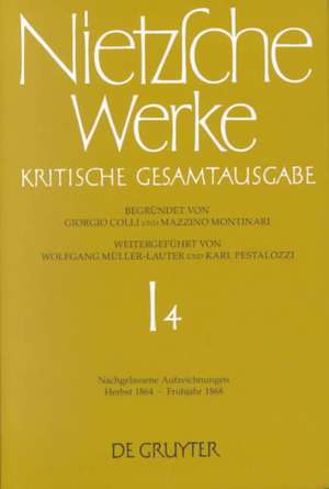 Nachgelassene Aufzeichnungen (Herbst 1864 - Frühjahr 1868) de Ingo W. Rath