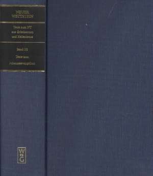 Texte zum Johannesevangelium de Udo Schnelle