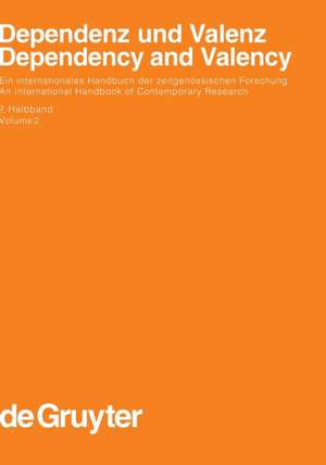Dependenz und Valenz 2.Teilband de Vilmos Ágel