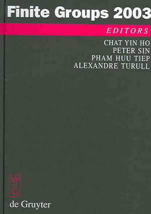 Finite Groups 2003: Proceedings of the Gainesville Conference on Finite Groups, March 6 - 12, 2003 de Chat Yin Ho