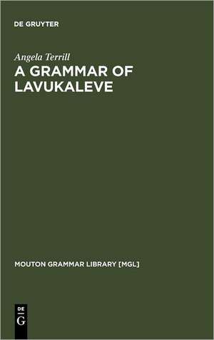 A Grammar of Lavukaleve de Angela Terrill