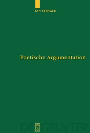 Poetische Argumentation: Die Funktion der Gnomik in den Epinikien des Bakchylides de Jan Stenger