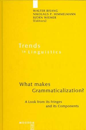 What makes Grammaticalization?: A Look from its Fringes and its Components de Walter Bisang