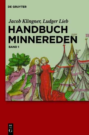 Handbuch Minnereden de Jacob Klingner