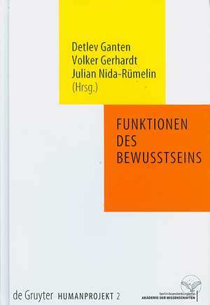 Funktionen des Bewusstseins de Detlev Ganten