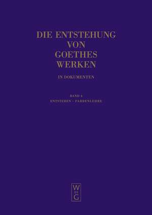 Entstehen - Farbenlehre de Katharina Mommsen