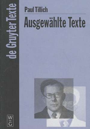 Ausgewählte Texte de Paul Tillich