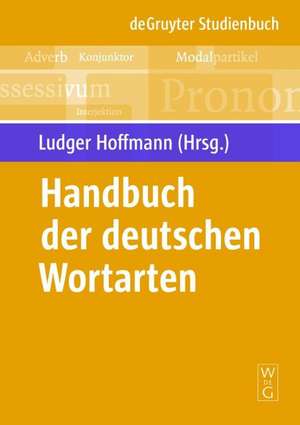 Handbuch der deutschen Wortarten de Ludger Hoffmann