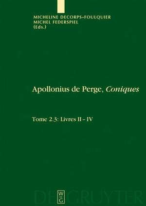 Livres II-IV. Édition et traduction du texte grec de Micheline Decorps-Foulquier