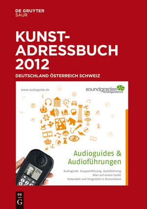 Kunstadressbuch Deutschland, Österreich, Schweiz 2012: eBookPlus