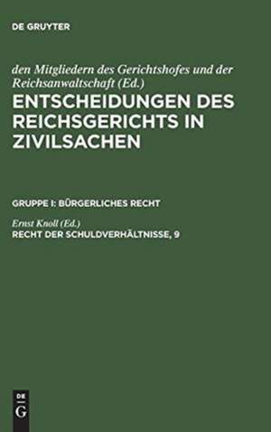 Recht der Schuldverhältnisse, 9 de Ernst Knoll