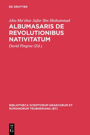 Albumasaris de revolutionibus nativitatum de Abu-Ma’shar Jafar Ibn-Muhammad