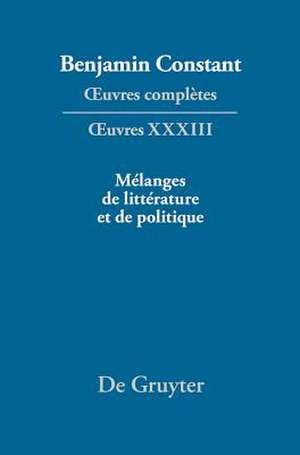 Mélanges de littérature et de politique de François Rosset