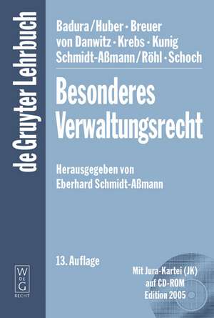 Besonderes Verwaltungsrecht de Eberhard Schmidt-Assmann