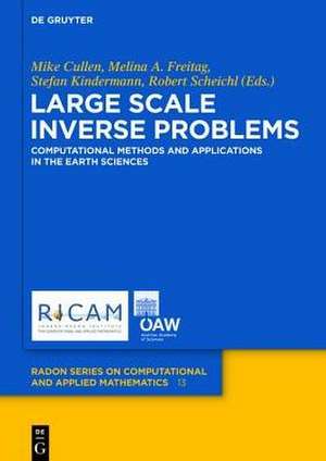 Large Scale Inverse Problems: Computational Methods and Applications in the Earth Sciences de Mike Cullen