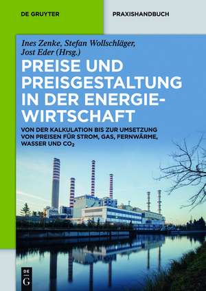 Preise und Preisgestaltung in der Energiewirtschaft: Von der Kalkulation bis zur Umsetzung von Preisen für Strom, Gas, Fernwärme, Wasser und CO2 de Ines Zenke