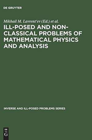 Ill-Posed and Non-Classical Problems of Mathematical Physics and Analysis: Proceedings of the International Conference, Samarkand, Uzbekistan de S. Abdinazarov