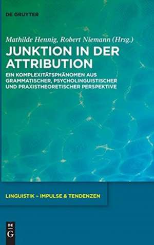 Junktion in der Attribution: Ein Komplexitätsphänomen aus grammatischer, psycholinguistischer und praxistheoretischer Perspektive de Mathilde Hennig