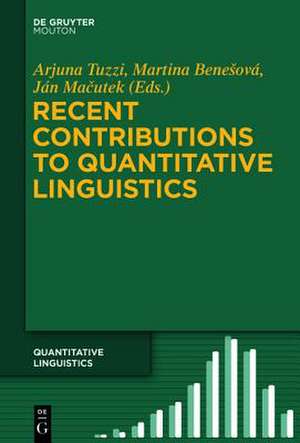 Recent Contributions to Quantitative Linguistics de Arjuna Tuzzi