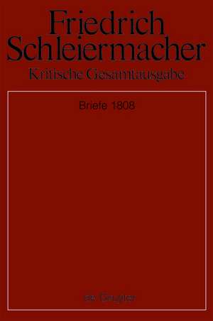 Briefwechsel 1808: (Briefe 2598-3020) de Simon Gerber