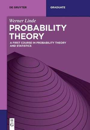 Probability Theory de Werner Linde