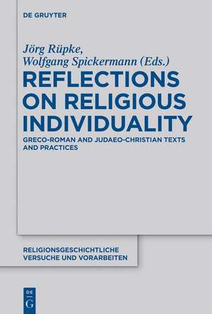 Reflections on Religious Individuality de Jorg Rupke