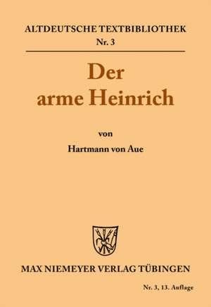 Der arme Heinrich de Hartmann