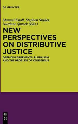 New Perspectives on Distributive Justice de Manuel Knoll