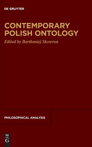 Contemporary Polish Ontology de Bart¿omiej Skowron