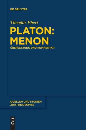 Platon: Menon de Theodor Ebert