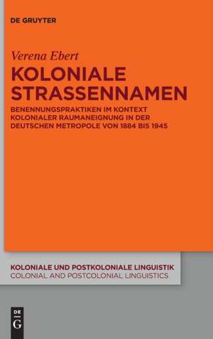 Koloniale Straßennamen de Verena Ebert