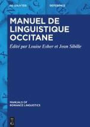 Manuel de linguistique occitane de Louise Esher